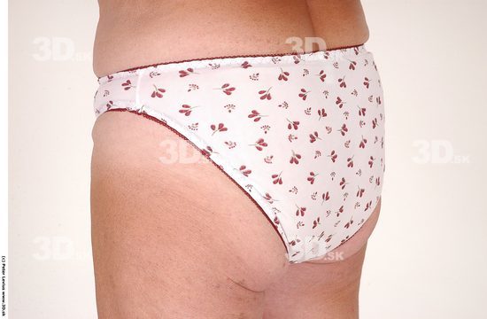 and more Bottom Woman White Underwear Overweight