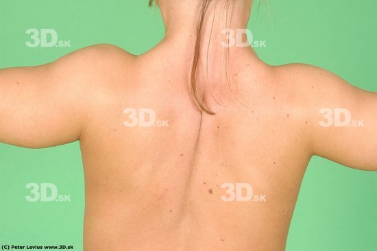Whole Body Back Woman Nude Average Studio photo references