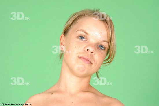 Neck Whole Body Woman Nude Average Studio photo references