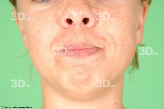Mouth Whole Body Emotions Woman Average Studio photo references