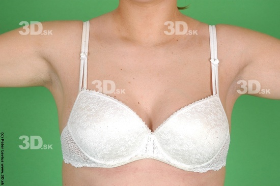 Chest Woman White Underwear Pregnant