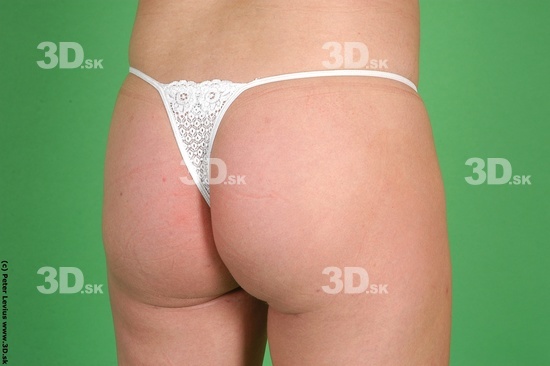 Bottom Woman White Underwear Pregnant