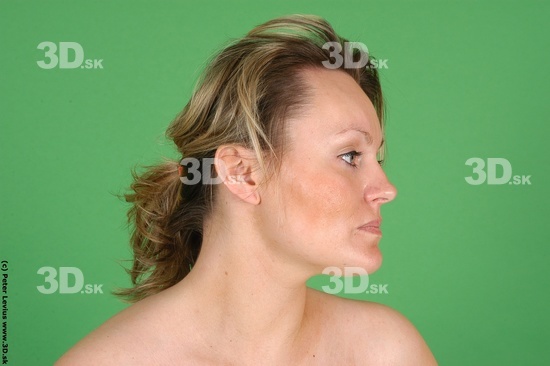 Head Woman White Nude Pregnant