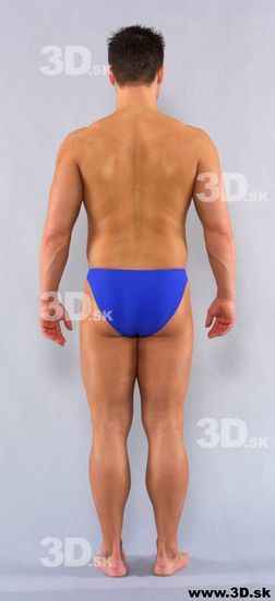 Whole Body Man Underwear Average Studio photo references