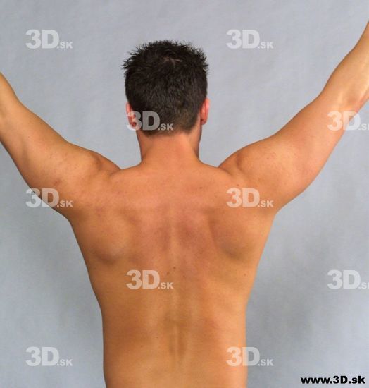 Whole Body Back Man Underwear Average Studio photo references