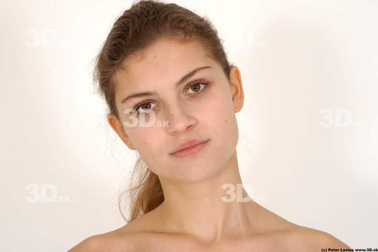 Neck Woman Animation references White Nude Average