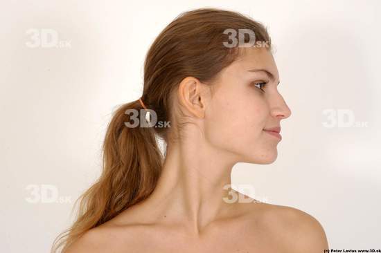 Neck Woman Animation references White Nude Average