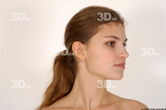 Neck Woman Animation references White Nude Average