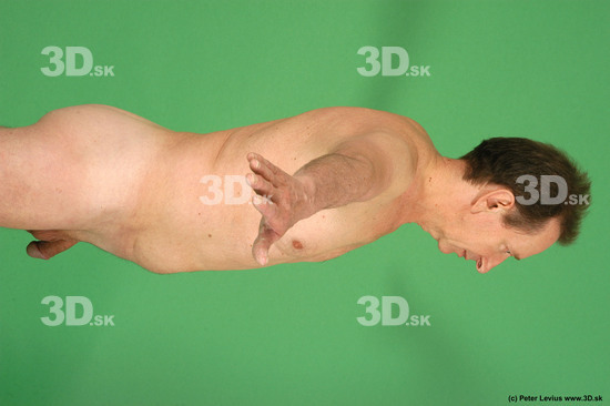 Whole Body Man Animation references White Underwear Average Male Studio Poses