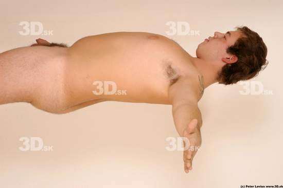 Upper Body Man White Nude Overweight