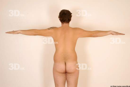 Upper Body Man White Nude Overweight