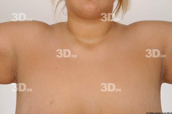 Neck Whole Body Emotions Woman Artistic poses Tattoo Nude Underwear Slim Overweight Studio photo references