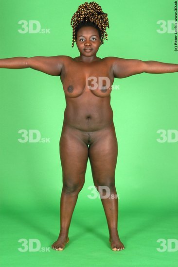 Whole Body Woman Animation references Black Nude Chubby Studio photo references