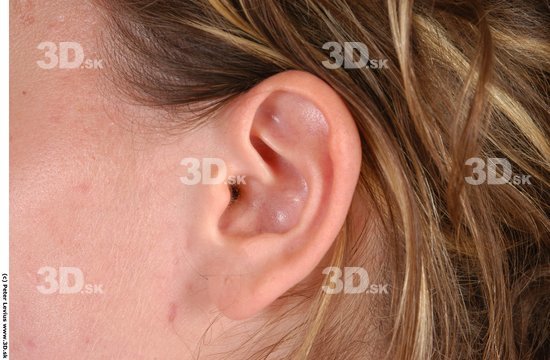 Ear Woman White Muscular