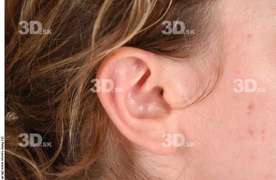 Ear Woman White Muscular