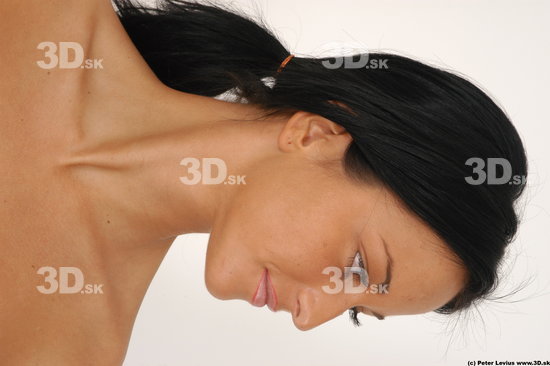 Whole Body Head Emotions Woman Hand pose Animation references Nude Underwear Chubby Studio photo references