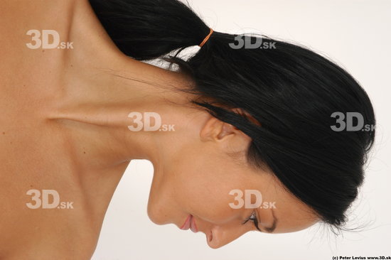 Whole Body Head Emotions Woman Hand pose Animation references Nude Underwear Chubby Studio photo references