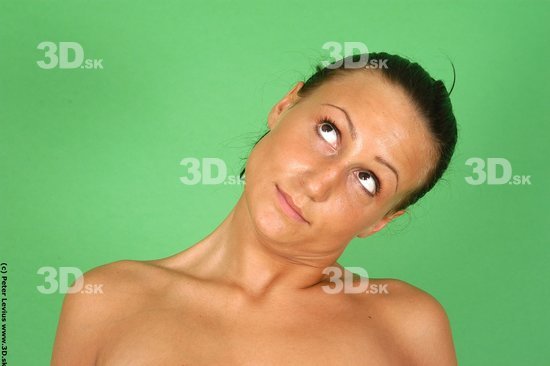 Head Woman Animation references White Nude Slim