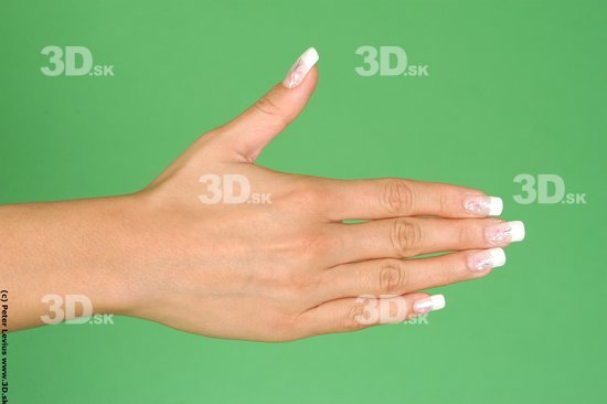 Hand Woman Hand pose White Nude Slim