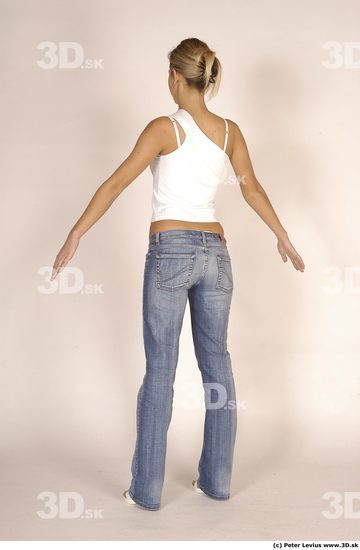 Whole Body Woman White Casual Slim