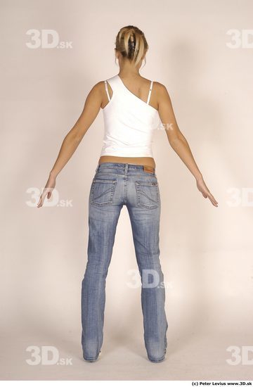 Whole Body Woman White Casual Slim