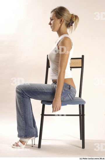 Whole Body Woman Other White Casual Slim