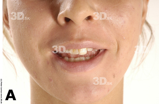 Mouth Phonemes Woman White Slim