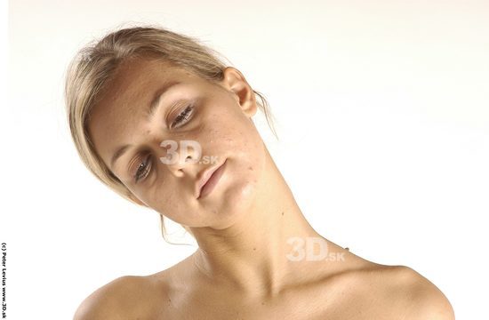 Neck Woman Animation references White Nude Slim