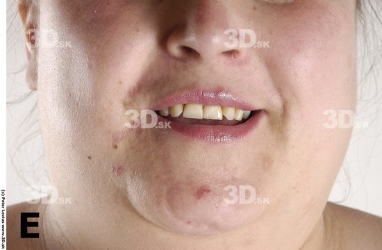 Mouth Whole Body Phonemes Woman Overweight Studio photo references