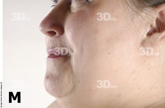 Cheek Whole Body Phonemes Woman Overweight Studio photo references