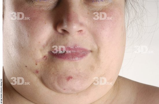 Mouth Whole Body Woman Overweight Studio photo references