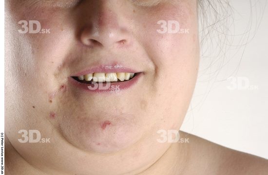 Mouth Whole Body Emotions Woman Overweight Studio photo references