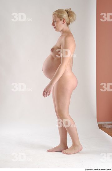 Whole Body Woman Animation references White Nude Pregnant