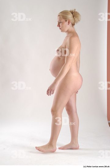 Whole Body Woman Animation references White Nude Pregnant