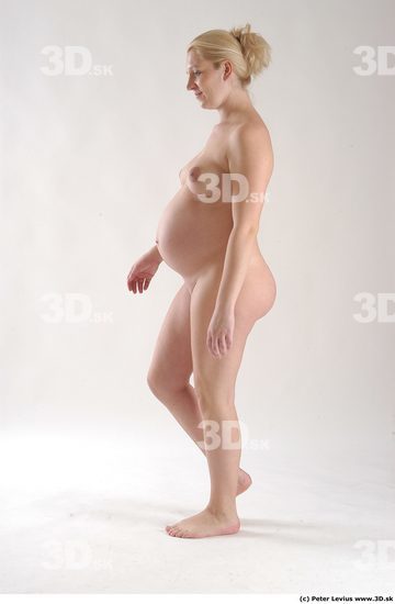 Whole Body Woman Animation references White Nude Pregnant