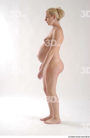 Whole Body Woman Animation references White Nude Pregnant