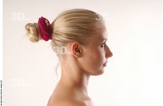 Neck Whole Body Woman Animation references Nude Slim Studio photo references