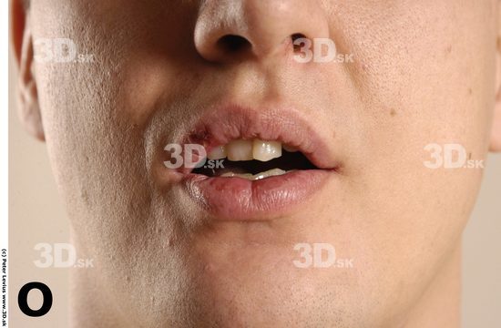 Mouth Whole Body Man Average Studio photo references