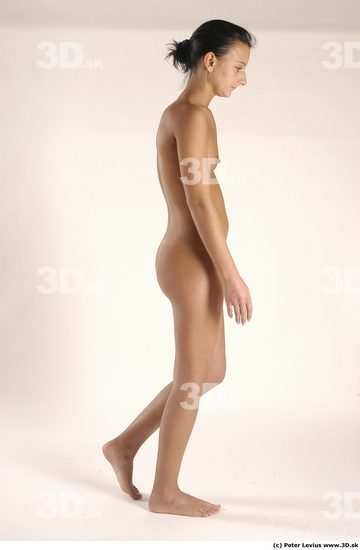 Whole Body Phonemes Woman Animation references Nude Slim Studio photo references