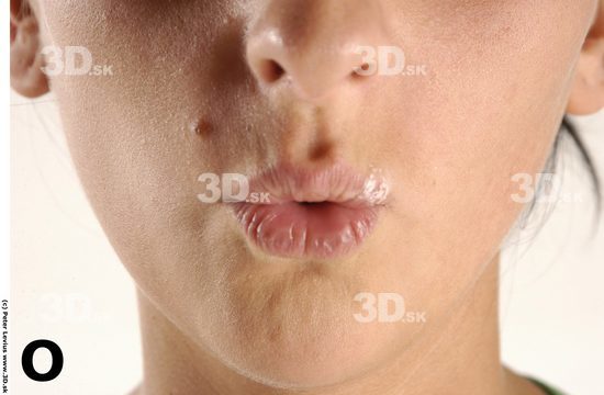 Mouth Whole Body Phonemes Woman Nude Slim Studio photo references