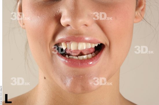 Mouth Phonemes Woman White Chubby