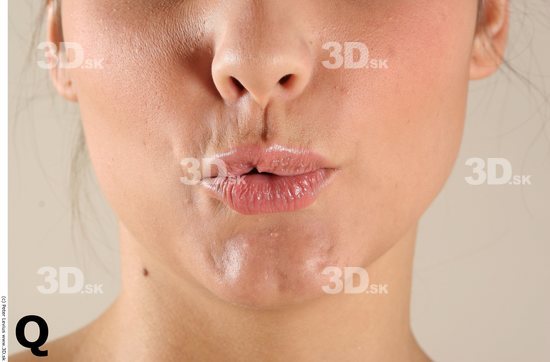 Mouth Phonemes Woman White Chubby