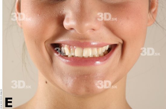 Mouth Phonemes Woman White Chubby