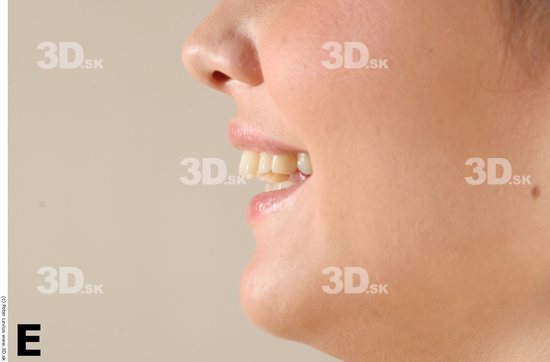 Mouth Phonemes Woman White Chubby