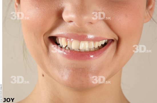 Mouth Emotions Woman White Chubby