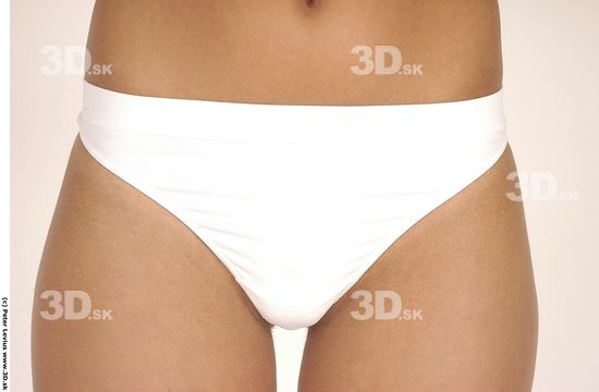 Hips Woman White Underwear Slim