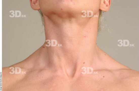 Neck Woman White Nude Muscular