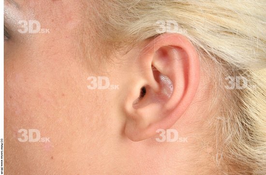 Ear Woman White Muscular