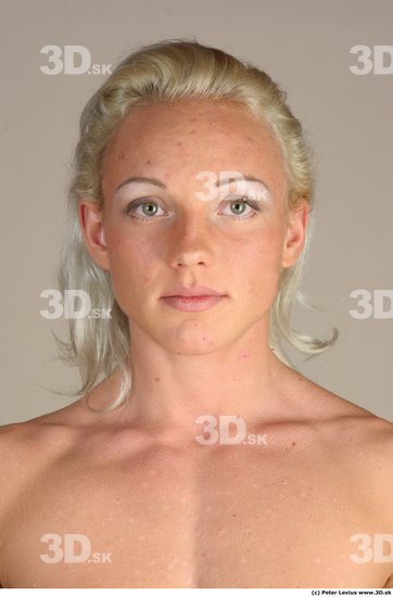 Head Woman White Nude Muscular