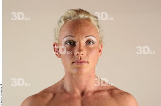 Head Woman Animation references White Nude Muscular